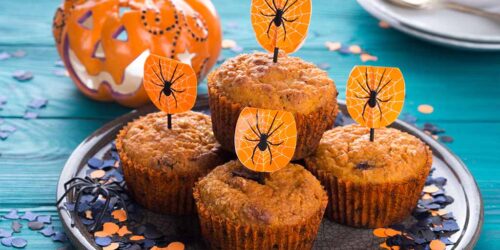 Spooky Pumpkin Muffins